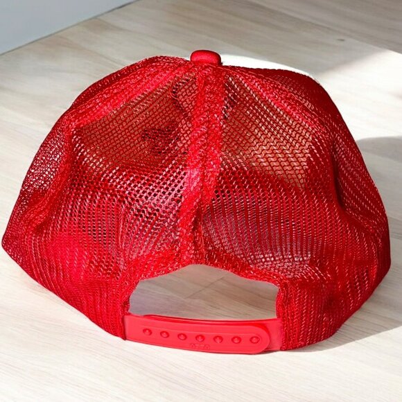 Golf Boys Green Club Trucker Hat Red & White Mesh foam Snapback Otto OSFM - Picture 3 of 6